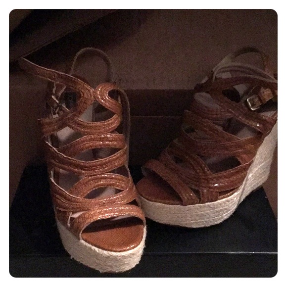 Joan & David Shoes - Joan and Davis Strappy Platform Sandals 6